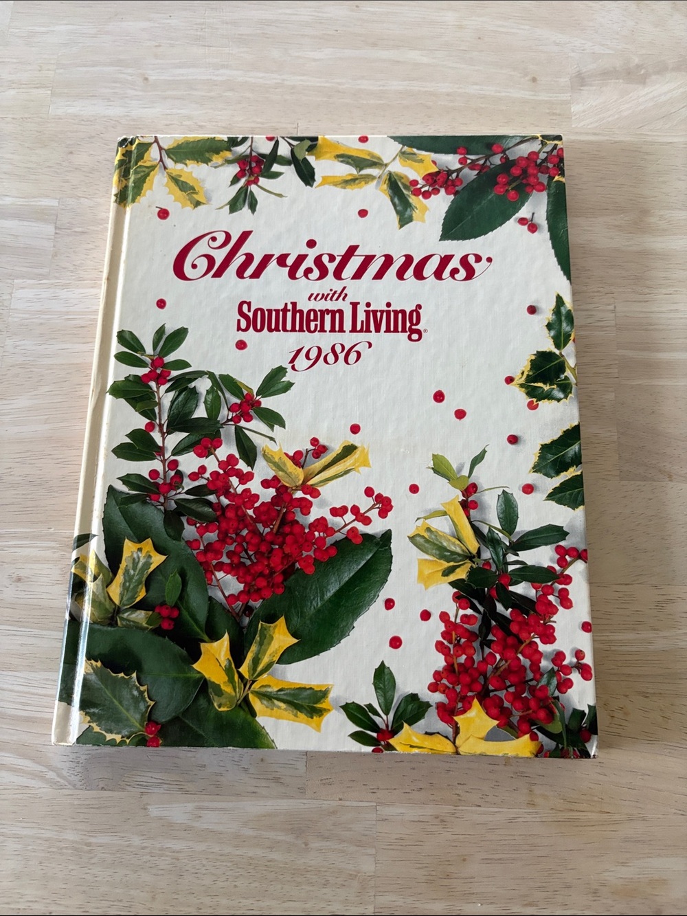 Southern Living Holiday Book — Red, Green & Yellow Botanical Cover